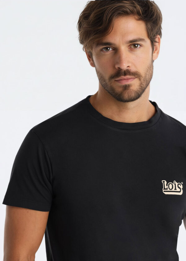 Camiseta LOIS con dibujo en espalda. Código 143606. Modelo 158423498/498. Tallas S M L XL XXL 3XL. - Imagen 3