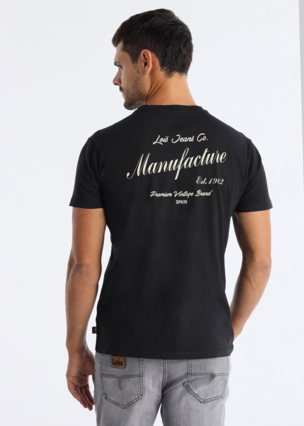 Camiseta LOIS con dibujo en espalda. Código 143606. Modelo 158423498/498. Tallas S M L XL XXL 3XL. - Imagen 2