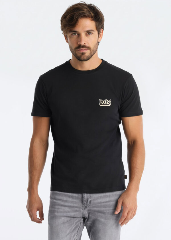 Camiseta LOIS con dibujo en espalda. Código 143606. Modelo 158423498/498. Tallas S M L XL XXL 3XL. - Imagen 4