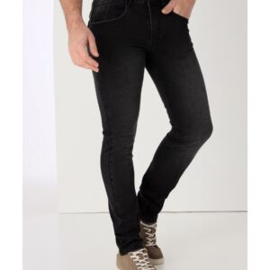 Vaquero negro desgastado Slim Fit SIX VALVES. Código 140278. Modelo 500181404/998. Tallas 38 40 42 44 46 48.