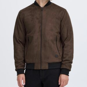 Cazadora tipo bomber en tejido efecto ante INDICODE. Modelo INFilo. Tallas M L XL XXL.