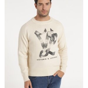Suéter de punto VICTORIO & LUCCHINO. Código 143978. Referencia 670347291/703. Tallas M L XL XXL 3XL.