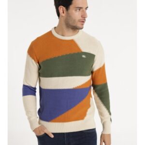 Suéter de punto VICTORIO & LUCCHINO. Código 143973. Referencia 670277257/704. Tallas M L XL XXL 3XL.