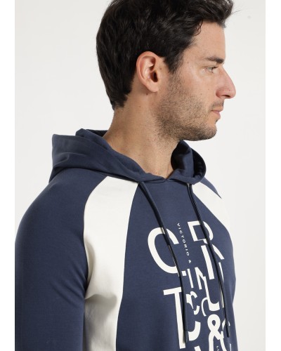 Sudadera con capucha VICTORIO & LUCCHINO. Código 143956. Referencia 660387316/769. Tallas S M L XXL 3XL. - Imagen 2