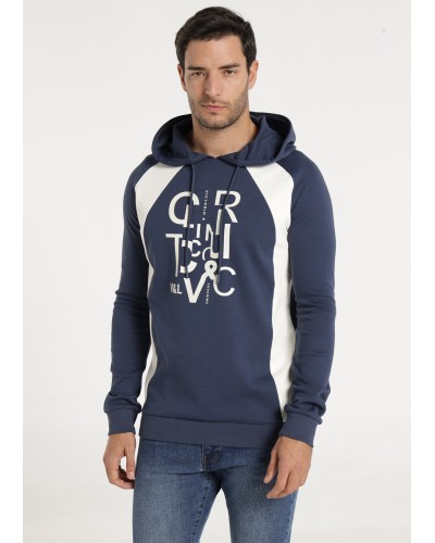 Sudadera con capucha VICTORIO & LUCCHINO. Código 143956. Referencia 660387316/769. Tallas S M L XXL 3XL.