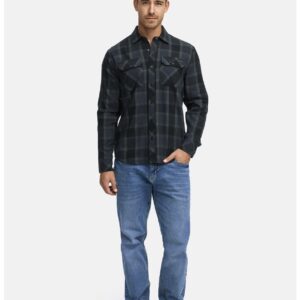 Camisa de cuadros INDICODE. Modelo INPoma. Tallas M L XL XXL 3XL.