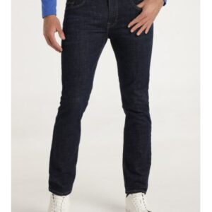 Vaquero Slim fit azul oscuro sin lavar SIX VALVES. Código 143677. Tallas 38 40 42 44 46 48 50.
