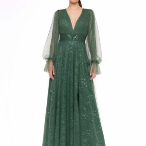 Vestido de fiesta CARLA RUIZ. Modelo 52735. Talla 46.