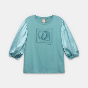 Camiseta manga al codo abullonada ANEKKE. Modelo 42271-204. Tallas S/M y L/XL.