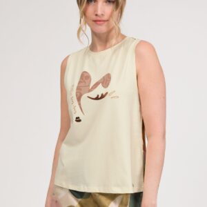 Camiseta sin mangas BLOOM ANEKKE. Modelo 42271-112. Tallas S/M y L/XL.