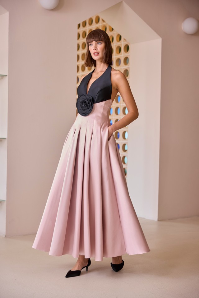 Vestido de fiesta CARLA RUIZ. Modelo 52623. Talla 38. - Imagen 4