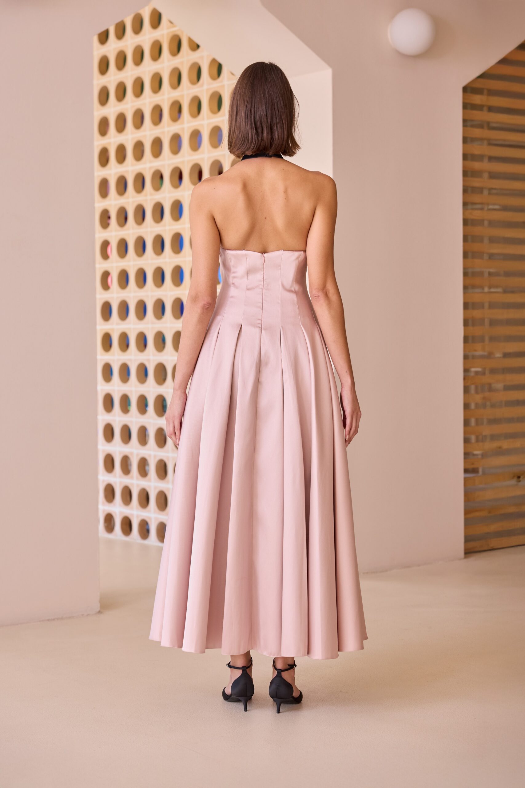 Vestido de fiesta CARLA RUIZ. Modelo 52623. Talla 38. - Imagen 3