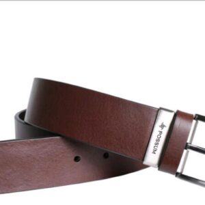 Cinturón marrón de piel POSSUM. Modelo 11240. Tallas 90 95 100 105 110 115 120.