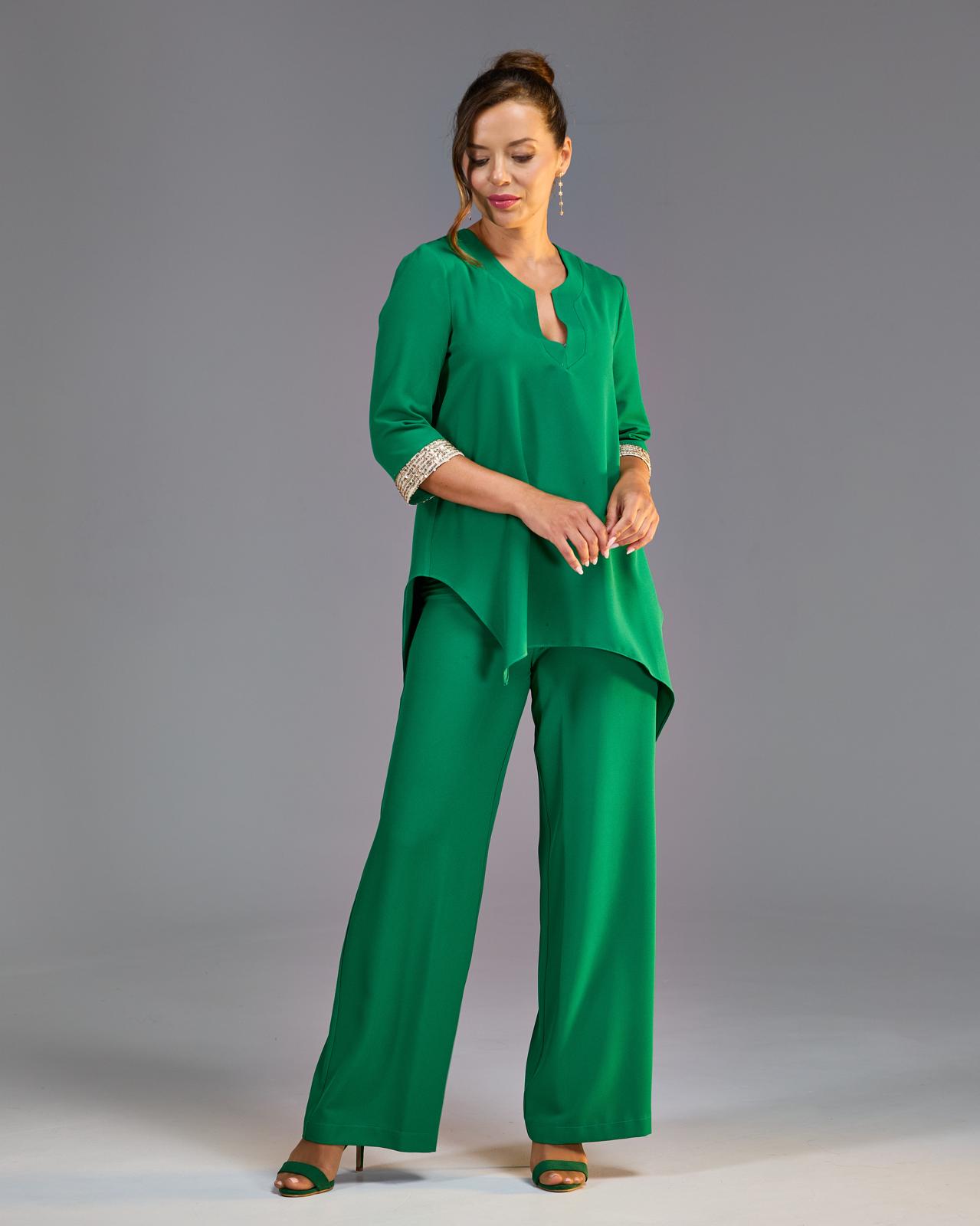 Conjunto de blusa y pantalón CAPAMI. Modelo 2537-ANA. Tallas XL XXL y 3XL.