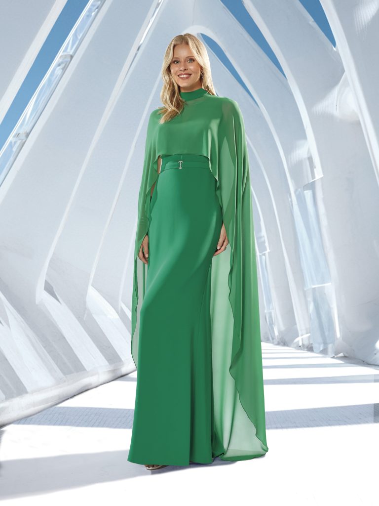 Vestido de fiesta NATI JIMENEZ. Modelo 840. Talla 40 42 44 46.