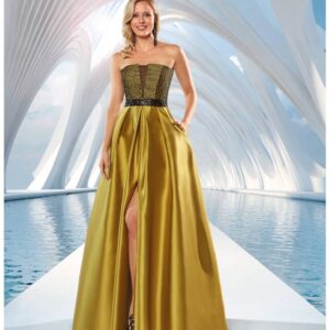 Vestido de fiesta NATI JIMENEZ. Modelo 826-827. Tallas 40 42 44 46.