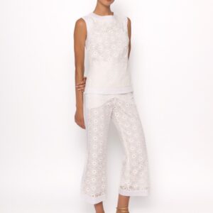 Conjunto blanco de blusa y pantalón ARGGIDO. Modelo 49527/49528. Tallas 42 44 46.