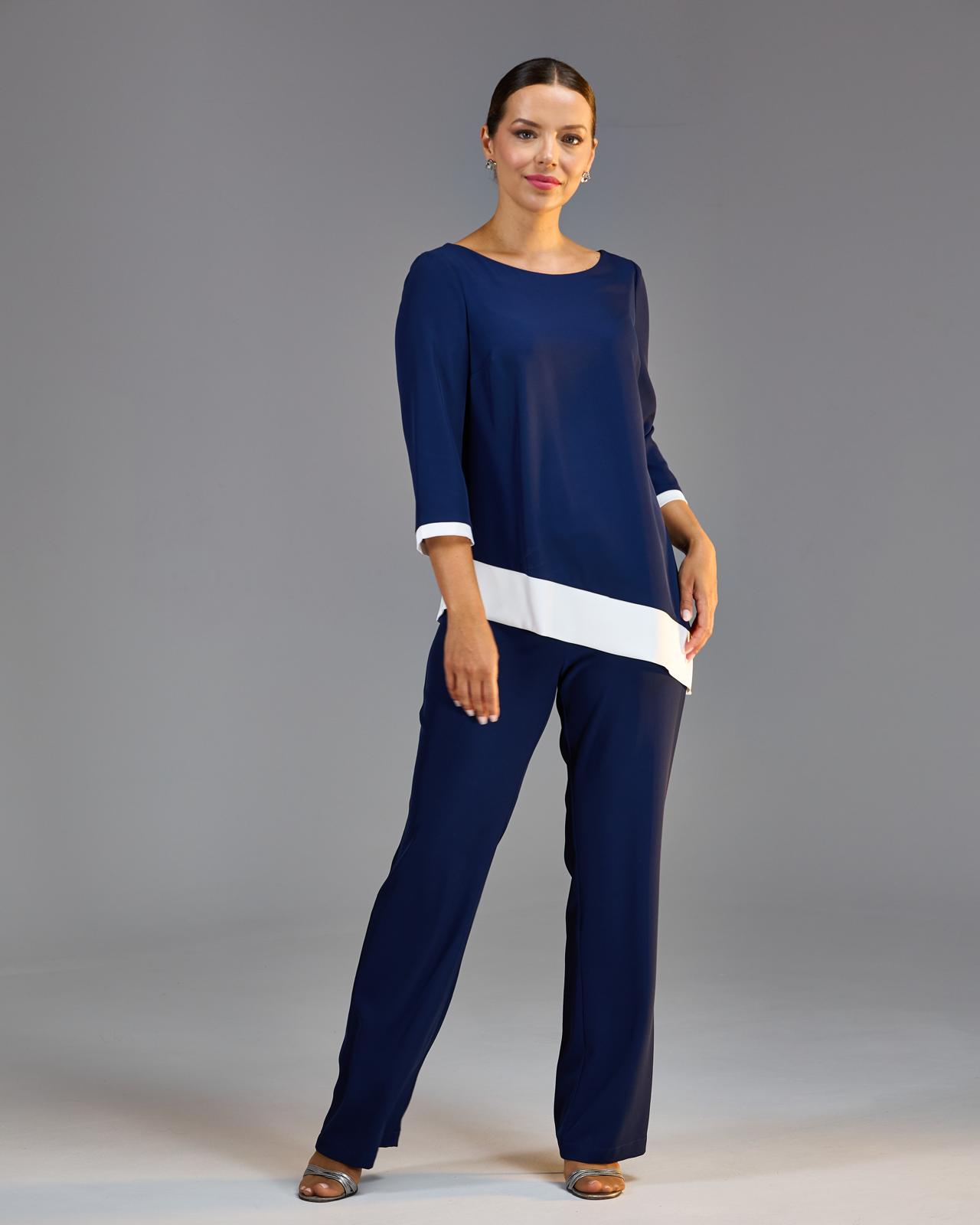 Conjunto de blusón y pantalón CAPAMI. Modelo 2659- Ágata. Tallas 44 46 48.