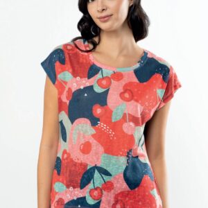 Camiseta estampada de manga corta MISS SIDECAR. Modelo ALONDRA. Tallas m L XL XXL.