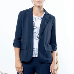 Blazer MISS SIDECAR. Modelo Nerea. Disponible en color blanco y azul marino. Tallas S M L XL XXL.