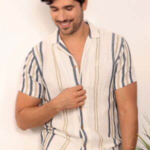 Camisa de manga corta SIDECAR. Modelo HUGO. Tallas M L XL.