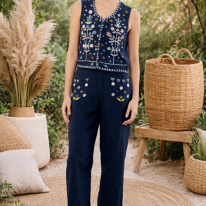 Conjunto de chaleco y pantalón MISS SIDECAR. Modelo DANIELA/DEBORA. Tallas M y L.