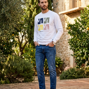 Sudadera blanca VICTORIO & LUCCHINO. Tallas M L XL XXL 3XL.