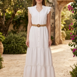 Vestido largo LA TELONA. Modelo 6600. Serie 1344. Tallas 40 42 44.