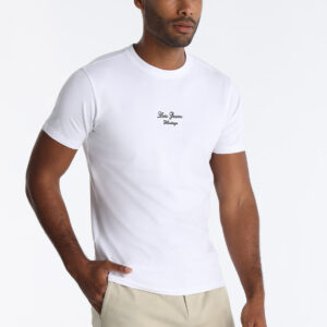 Camiseta Slim elástica con bordado en pecho LOIS. Código 145989/145214. Referencia 158543566. Tallas S M L XL XXL 3XL.