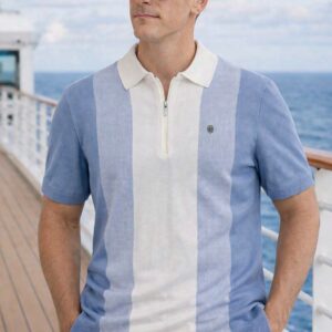 Polo de punto fino DARK&FISH. Modelo 60249. Tallas M L XL.
