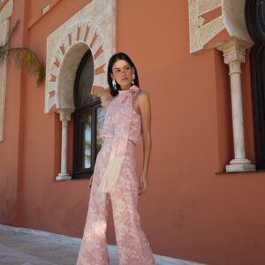 Conjunto de top y pantalón CAYRO. Modelo LEO 6294. Tallas S M L..