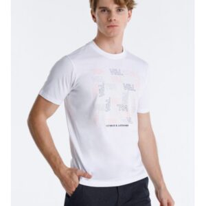 Camiseta de algodón con gráfica VICTORIO & LUCCHINO. Código 145758. Referencia 650587352/701. Tallas M L XL.