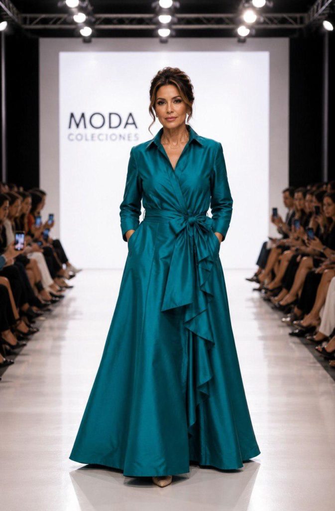 Vestido de fiesta NATI JIMENEZ. Modelo 901. Talla 40.