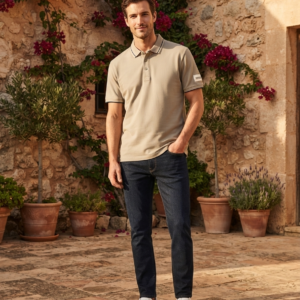 Polo de granito fino YES ZEE. Modelo T713/S800/0268. Tallas L XL y XXL.
