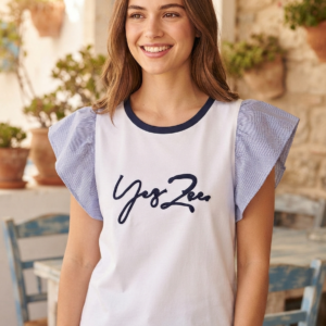 Camiseta YES ZEE. Modelo T233/EI00/2713. Tallas S y M.