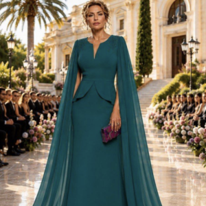 Vestido de fiesta NATI JIMENEZ. Modelo 903. Talla 40 42 44 46 48 50.