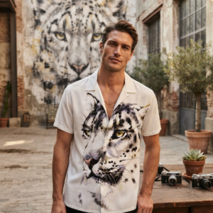 Camisa de manga corta SINIGUAL. Modelo 13169. Solo talla M.