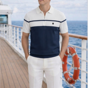 Polo de punto fino DARK & FISH. Modelo 50387. Solo talla XL.