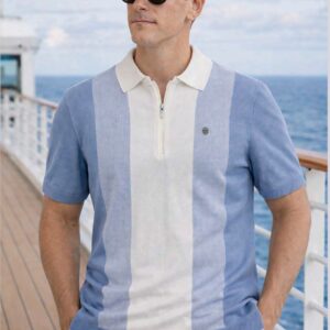 Polo de punto fino DARK & FISH. Modelo 60249. Solo talla L.