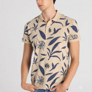 Polo estampado LOIS. Código 141667. Modelob133033078/111. Tallas XL XXL y 3XL.