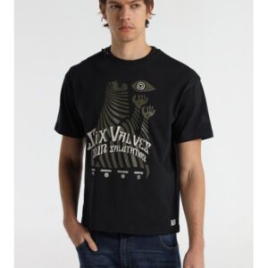 Camiseta Oversize SIX VALVES. Código 147315. Ref. 552041759/299. Tallas S M y L.