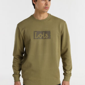 Sudadera básica Lois. Código 146814. Ref. 166213495/477. Tallas M L XL XXL 3XL.