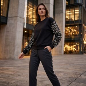 Sudadera fina AKÈ. Modelo FELPA ARIAL F856YGBL5189. Tallas S M y L.