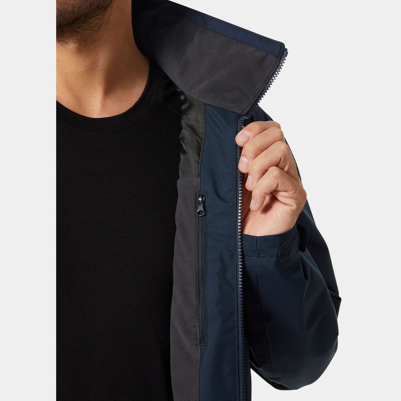 Cazadora Crew Midlayer JACKET 2.0 HELLY HANSEN. Referencia 34444-597. Tallas M L XL XXL 3XL. - Imagen 7
