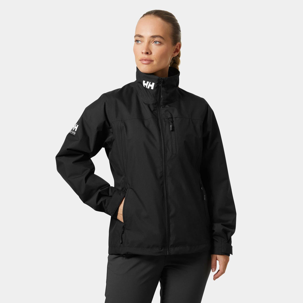 Cazadora W CREW MIDLAYER JACKET 2.0 HELLY HANSEN. Referencia 34449-990. Tallas XS S M y L.