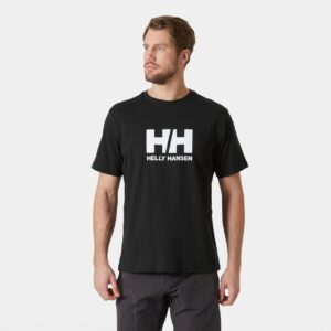 Camiseta negra HELLY HANSEN. Modelo 54596/990. Tallas S M L XL XXL.