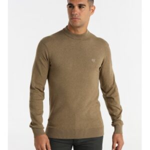 Suéter de punto cuello perkins. Código 146553. Referencia 870225164/272. Tallas M L XL XXL 3XL.