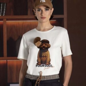 Camiseta de manga corta FOURSOUL. Modelo 26210140. Tallas S M y L.