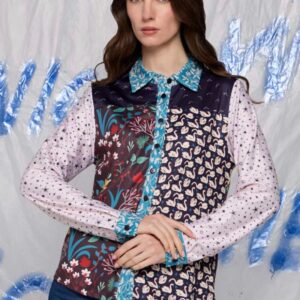 Camisa estampada MISS SIDECAR. Modelo CARMEN. Tallas M L XL XXL.