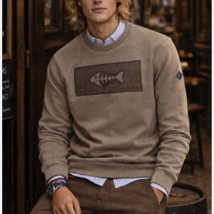 Sudadera DARK&FISH. Modelo 65242. Tallas M L XL.